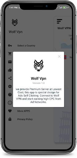 Wolf VPN - Free VIP Servers for Self Clicking screenshot 4