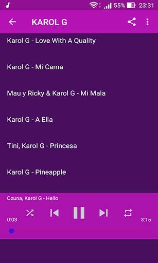 Karol G Hits Song🔥 screenshot 1