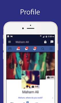 Lite App For Facebook - Security Lock screenshot 2