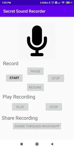 Secret Sound Recorder screenshot 2