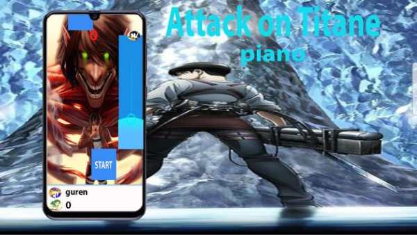 New Attack On Titan piano screenshot 2