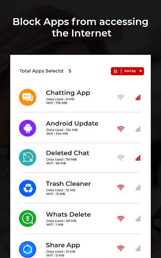 Net Blocker: Block Internet Access for Apps screenshot 1