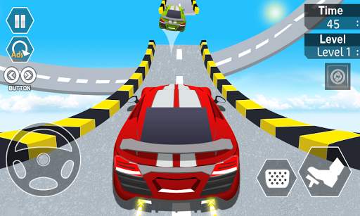 Extreme Car Stunts 3D free : Car GT Racing Ramp screenshot 1