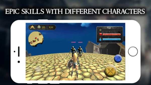 Amazon Warrior Vs  Zombie - Rpg War Game screenshot 4