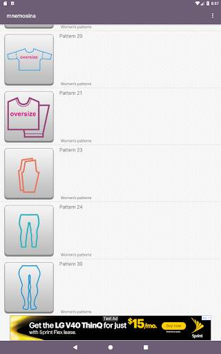 Mnemosina knitting patterns screenshot 20