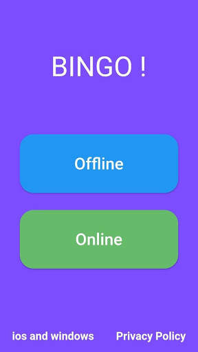 Bingo - A simple Board Game | Online or Offline ! screenshot 1