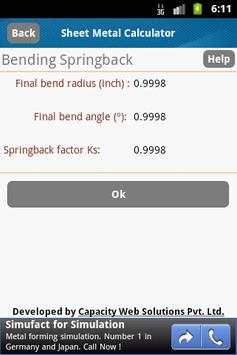Sheet Metal Calculator screenshot 7