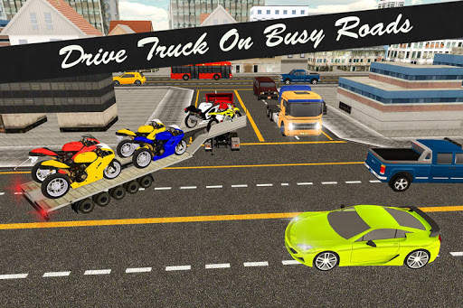 Bike Transport Truck 3D screenshot 3