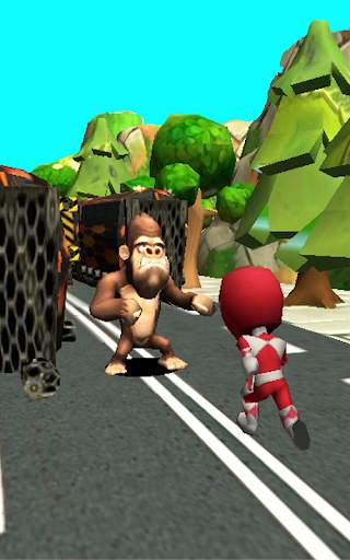 Subway Ranger Dash : Ninja Power Run screenshot 6