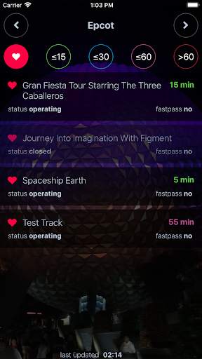 Wait Times at Disney World screenshot 5