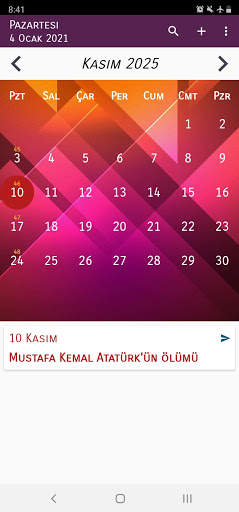 Türkiye Takvimi скриншот 8