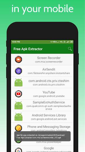Free Apk Extractor screenshot 2