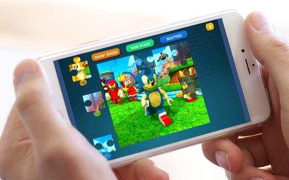 Jigsaw Sonic Lego screenshot 4