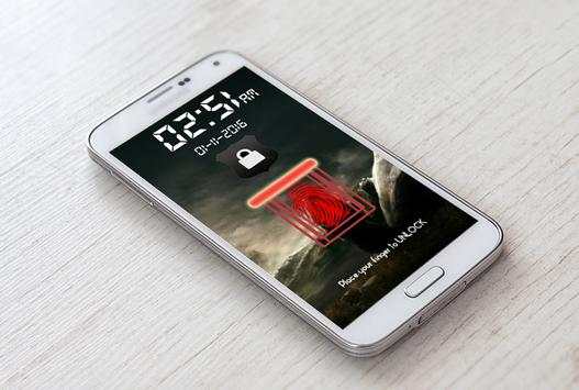 Finger Print Lock Screen Prank screenshot 1