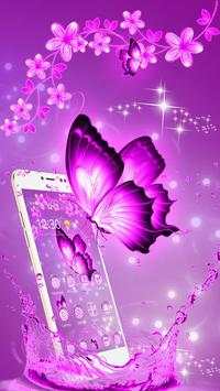 3D Neon Butterfly Kawaii Theme screenshot 4