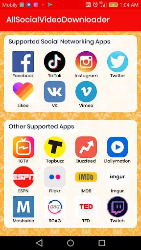 All Social Videos Downloader screenshot 3
