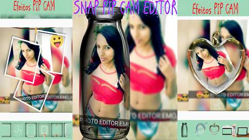 Editor de Fotos Efeito PIP Sombra Desfocar Fundo🌸 screenshot 8