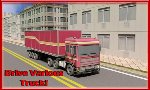 Heavy Euro Truck Driver Simulator 1 تصوير الشاشة
