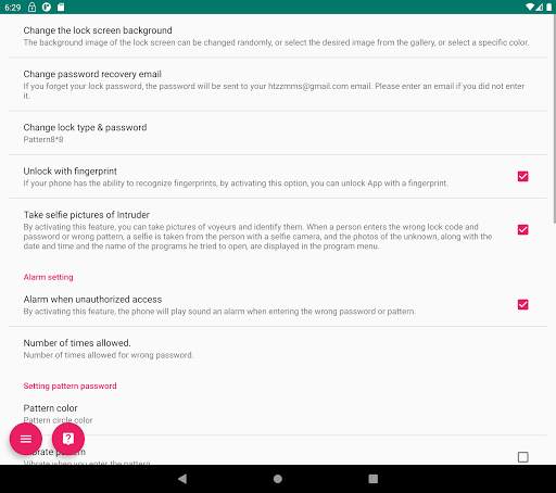 AppLock - Fingerprint screenshot 13