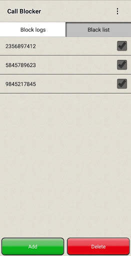 Call Blocker Calls Blacklist screenshot 3