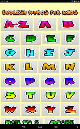 Kids Alphabet And Words скриншот 17