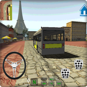 Country bus trips icon