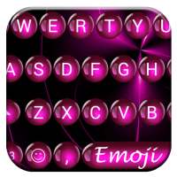 Spheres Pink Emoji Keyboard logo