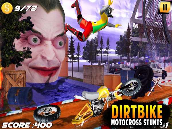 Dirt Bike Cop Race Free Flip Motocross Racing Game screenshot 10
