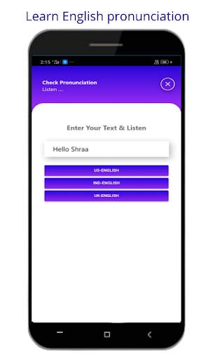 SPOKEN ENGLISH, Grammar & Accent Building AI App screenshot 3
