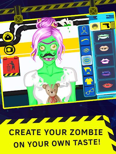 Funny Zombie Creator - easy game for kids screenshot 1