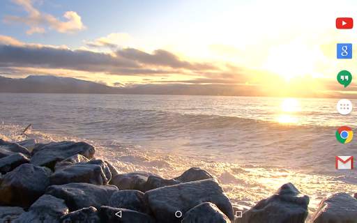 Waves on Rocks Video Wallpaper screenshot 7