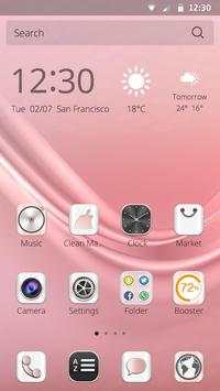 Pink Silk Theme screenshot 2