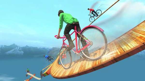Impossible Bicyle Racing Stunts Tracks 3D screenshot 7