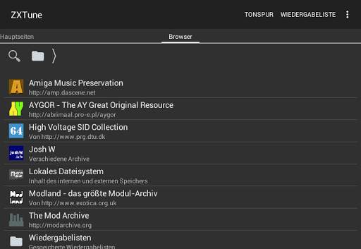 ZXTune - Chiptunes-Player screenshot 10