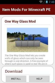 Item Mods For Minecraft PE screenshot 10