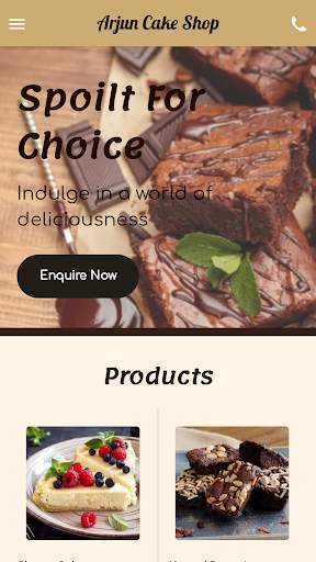 Arjun Cake Shop screenshot 1