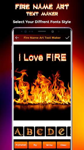 Fire Name Art Text Maker screenshot 3