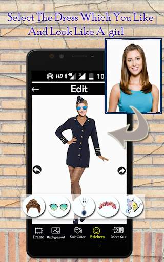 Air Hostess Photo Montage screenshot 2