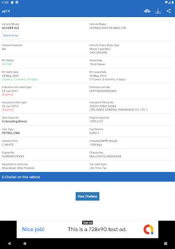 Vehicle Information App screenshot 11