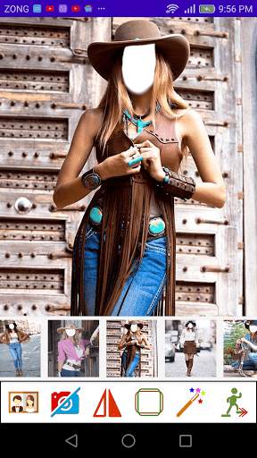 Selfie Cow Girl Photo Editor screenshot 2