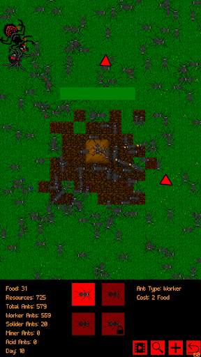 Ant Evolution - ant colony and terrarium simulator screenshot 6