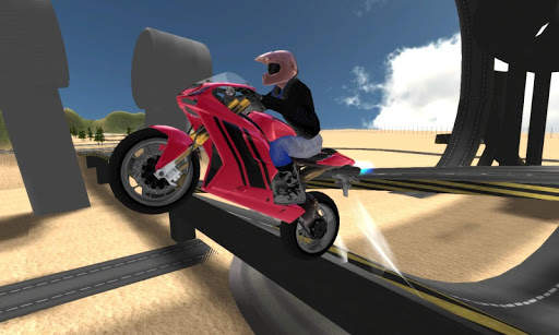 Extreme Bike Race Driving screenshot 1