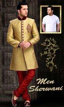 Men Sherwani Photo Editor 3 تصوير الشاشة