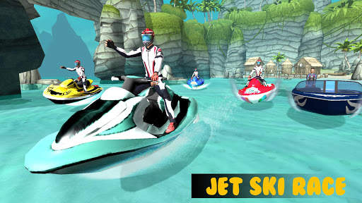 Jet Ski Racing Stunts : Fearless Water Sports Game screenshot 1