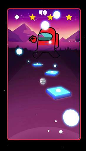 Among Us imposter Dancing hop ball screenshot 4