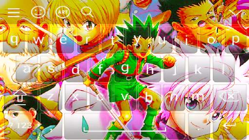 Hunter x Hunter keyboard screenshot 1