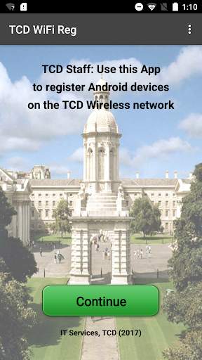 TCD Wi-Fi Reg screenshot 1