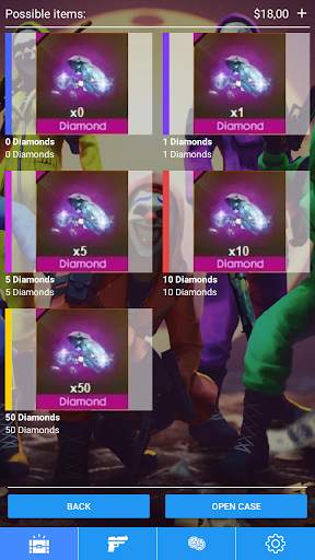 Free Diamonds Skins Fire 2021 screenshot 2