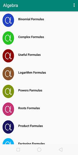 ALL maths Formulas - Free maths Formula screenshot 3