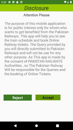 Pakistan Railway Ticket Booking screenshot 2